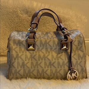 Michael Kors Monogram Satchel